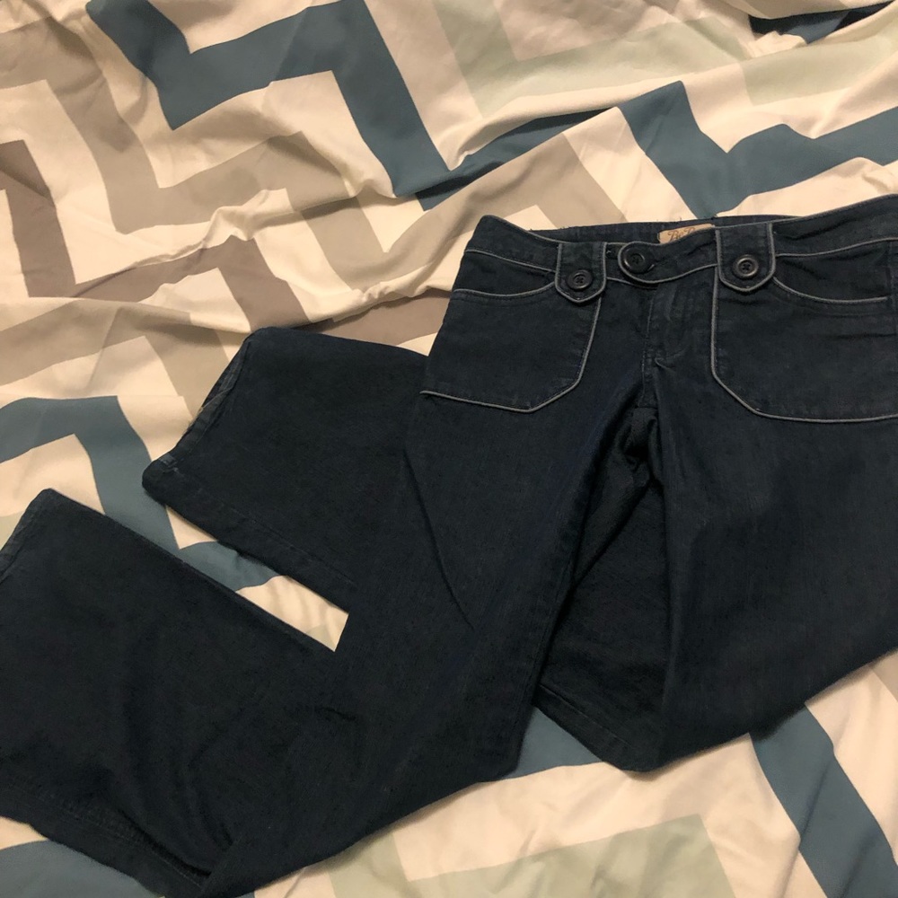 BEBOP SIZE 1 TROUSER DARK DENIM JEANS